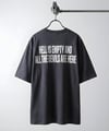 Erkek Hell & Devil Kabaran Baskı Füme Bisiklet Yaka Oversize Salas T-Shirt