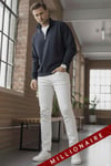 Erkek Lacivert Balıkçı Yaka 3 Iplik Içi Polarlı Şardonlu Oversize Sweatshirt
