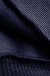 Erkek Lacivert Dreamer Baskılı 0 Sıfır Yaka Oversize Salaş Bol Kesim Polar Sweatshirt