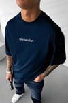 Erkek Lacivert Spectacular Oversize Salas T-Shirt