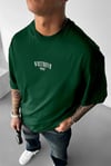 Erkek Nefti Dont Announce Kabaran Baskı Bisiklet Yaka Oversize Salas T-Shirt