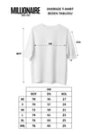 Erkek Siyah Kupa As Kuru Kafa Oversize Fit Bol Geniş Kalıp Salaş Kesim T-shirt