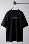 Erkek Siyah Rave All Night Oversize Fit Bol Geniş Kalıp Salaş Kesim T-shirt