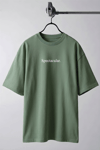 Erkek Spectacular Açık Yeşil Oversize Salas Boyfriend T-Shirt