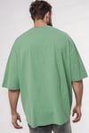 Erkek Spectacular Açık Yeşil Oversize Salas Boyfriend T-Shirt