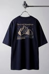 Kadın Arid Mountain Lacivert Oversize Salas T-Shirt