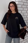 Kadın Arid Mountain Lacivert Oversize Salas T-Shirt