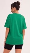 Kadın Bntn Basic Düz Baskısız Oversize Salas T-Shirt