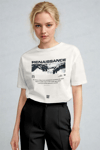 Kadın Ekru Beyaz Renaissance Regular Fit Normal Kalıp T-shirt