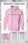 Kadın Gül Kurusu Basic 0 Sıfır Yaka Baskısız Düz Oversize Salaş Bol Kesim Polar Sweatshirt 