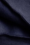 Kadın Lacivert Düz Kapüşonlu Oversize 3 iplik Şardonlu Salaş Bol Kesim Hoodie Sweatshirt