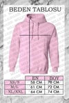 Kadın Lacivert Free Life Baskılı 0 Sıfır Yaka Oversize Salaş Bol Kesim Polar Sweatshirt