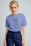 Kadın Mavi Inspire Regular Fit Normal Kalıp T-shirt