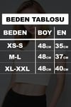 Kadın Mint Yeşili Bisiklet Yaka Kısa Kollu Fitilli Kaşkorse Crop Bluz