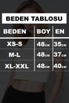 Kadın Mor Bisiklet Yaka Kısa Kollu Fitilli Kaşkorse Crop Bluz