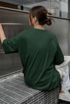 Kadın Nefti Basic Düz Baskısız Oversize Salas T-Shirt