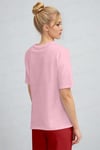 Kadın Pembe Love Ayıcık Teddy Bear Baskı Regular Fit Normal Kalıp T-shirt
