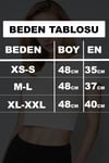 Kadın Siyah Bisiklet Yaka Kısa Kollu Fitilli Kaşkorse Crop Bluz