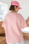 Kirby Anime Korean Somon Oversize Salas Boyfriend Kadın T-Shirt
