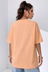 Somon Basic Düz Baskısız Oversize Salas Boyfriend Kadın T-Shirt