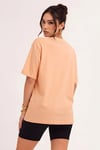 Somon Basic Düz Baskısız Oversize Salas Boyfriend Kadın T-Shirt