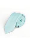 Erkek Mint Saten Kravat 6 cm Klasik Düz