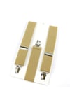Metal Klipsli Camel Pantolon Askısı