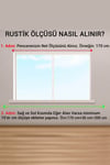 Ahşap Rustik Perde Borusu Ceviz