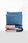 Cosy Mavi Modern Çift Kişilik Nevresim Takımı- %100 Pamuk