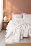 Estiva Tek Kişilik %100 Pamuk Pike Takımı Petal Pembe 160x230 cm