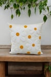 Punch Keten Dekoratif Kırlent Kılıfı 43cmX43cm 1 Adet K017