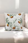 Punch Keten Dekoratif Kırlent Kılıfı 43cmX43cm 1 Adet K019