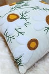 Punch Keten Dekoratif Kırlent Kılıfı 43cmX43cm 1 Adet K019