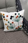 Punch Keten Dekoratif Kırlent Kılıfı 43cmX43cm 1 Adet KT012