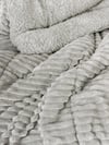 Wave Tek Kişilik Yorgan Gri 155x215 Cm