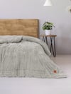 Wave Tek Kişilik Yorgan Gri 155x215 Cm