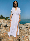 Begonvil Elbise-WHİTE