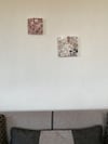 Dalgalı Tablo Kare İkili Set