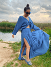 Flamenko Etek-MOONLİGHT BLUE