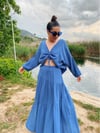 Flamenko Etek-MOONLİGHT BLUE