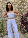 İnci Crop Top WHİTE