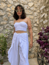 İnci Crop Top WHİTE