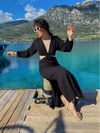 Kuğu Elbise-BLACK