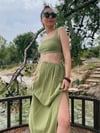 Monteri Büstiyer-SAGE GREEN