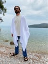 Pelerin Unisex Panço WHİTE