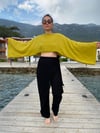 Pendula Crop Bluz GOLDEN OLİVE