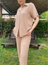 Plain Gömlek-PRALİNE