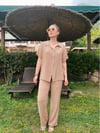 Plain Gömlek-PRALİNE