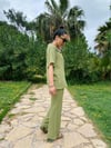 Plain Gömlek-SAGE GREEN