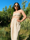 Zambak Crop Top BEİGE